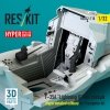 RESKIT RSU32-0110 F-35A Lightning II late cockpit (Hyperdetailed edition) for Trumpeter kit (3D Printed) 1/32